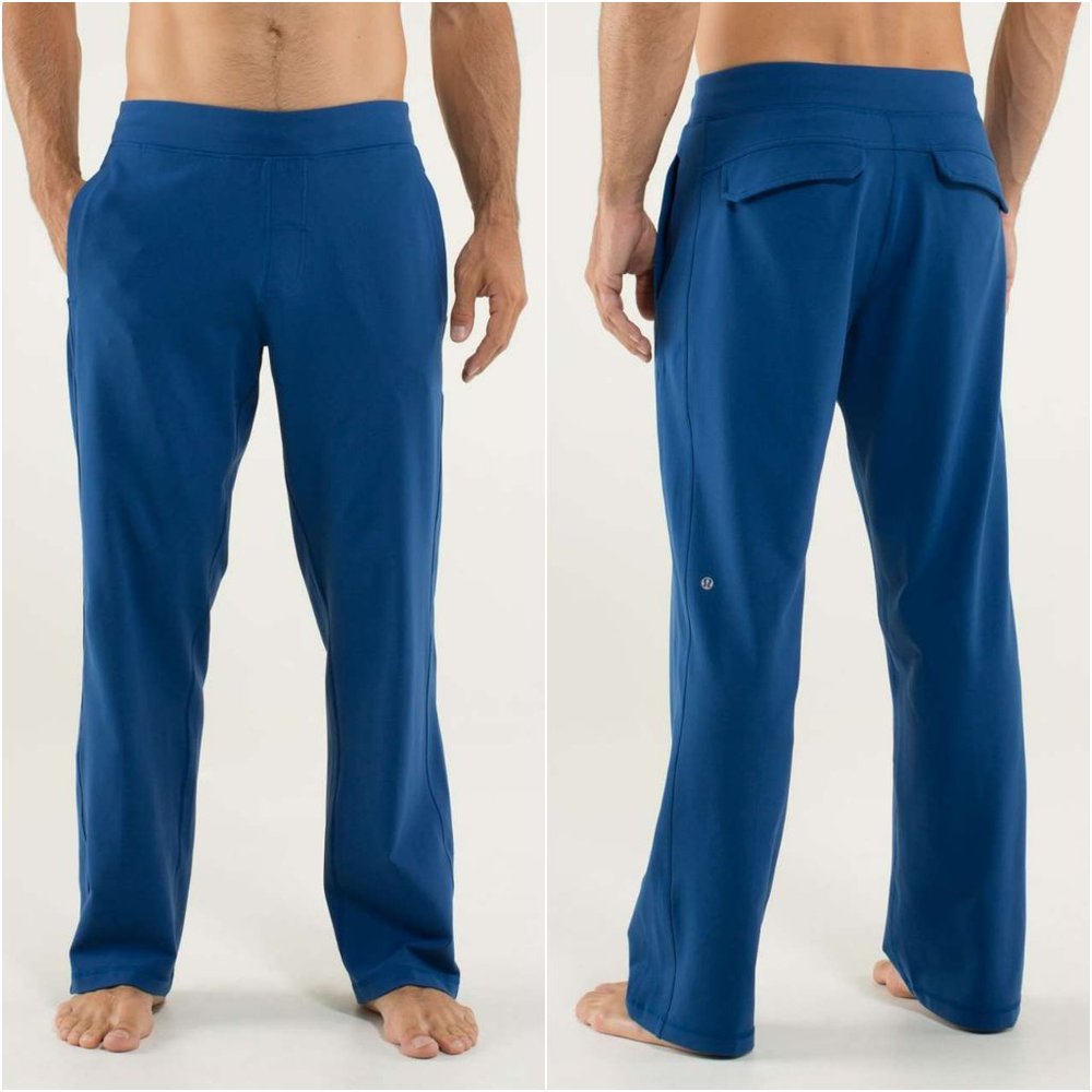 Lululemon Kung Fu Pant Rugged Blue sweatpants L